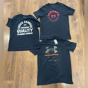 3 pack of Under Armour t-shirts xl